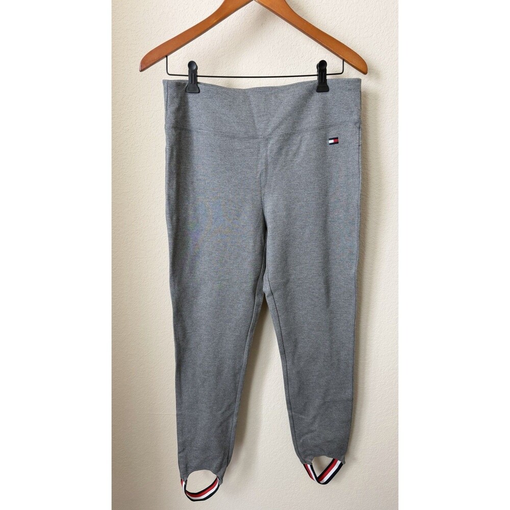 Tommy Hilfiger Sport Women's Size Large Gray Stirrup Leggings